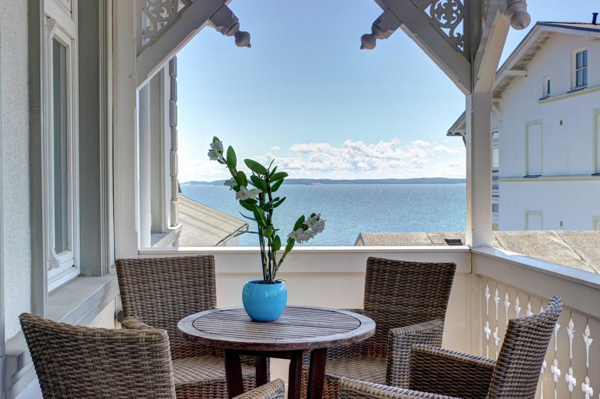 Villa Fernsicht - Wohnung Nr 1 - Mit Meerblick ساسنيتز المظهر الخارجي الصورة
