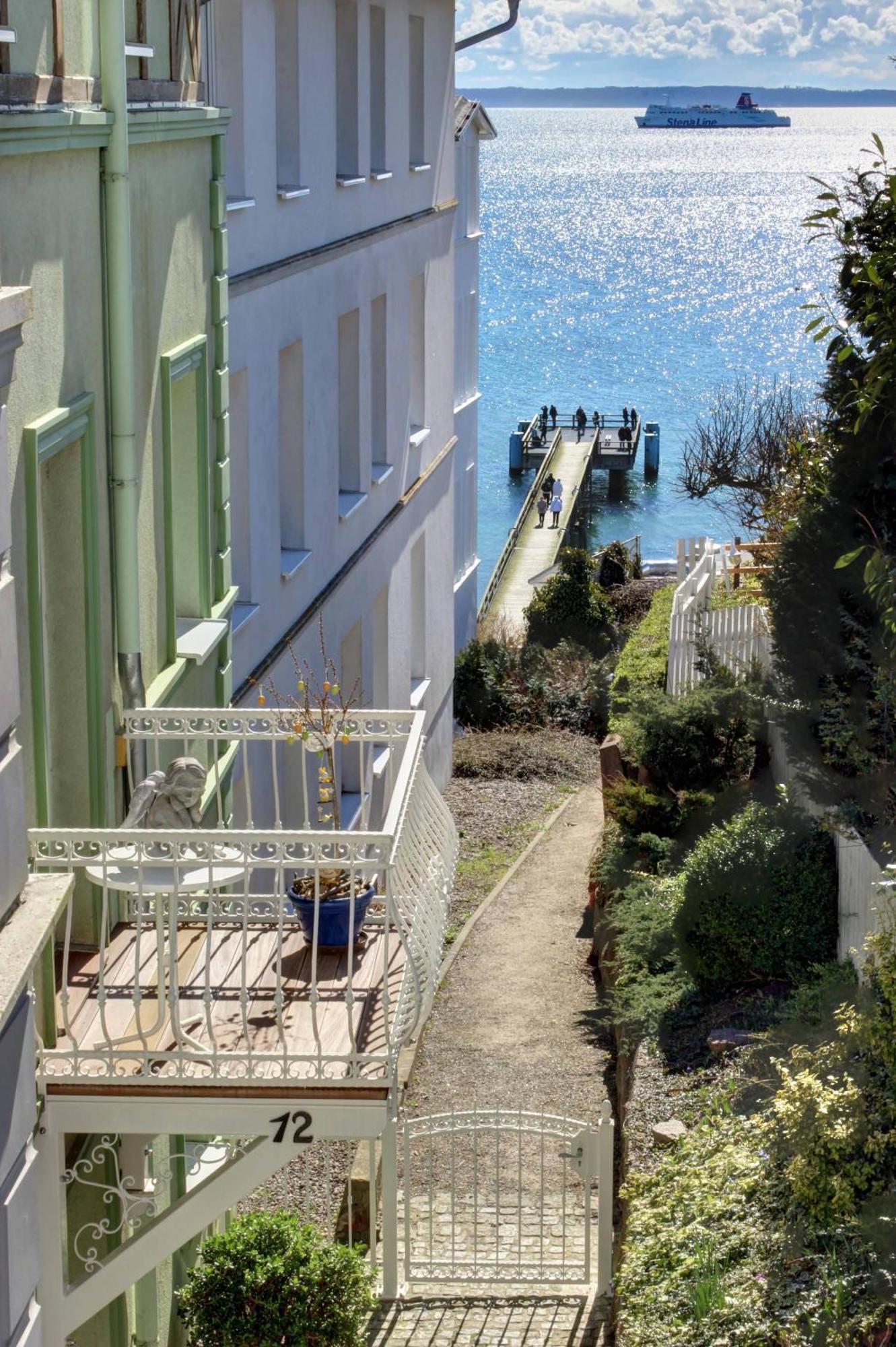 Villa Fernsicht - Wohnung Nr 1 - Mit Meerblick ساسنيتز المظهر الخارجي الصورة
