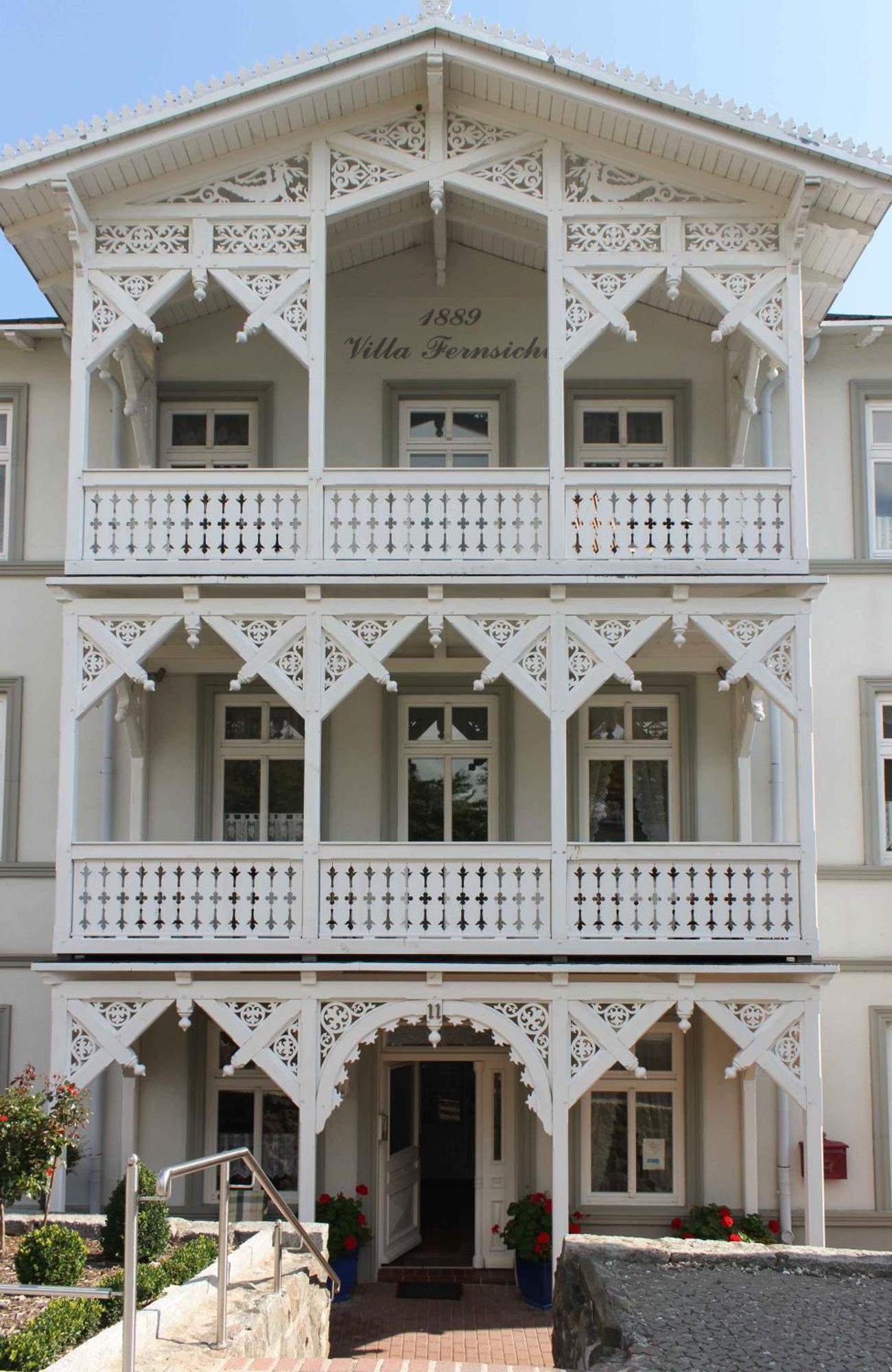 Villa Fernsicht - Wohnung Nr 1 - Mit Meerblick ساسنيتز المظهر الخارجي الصورة