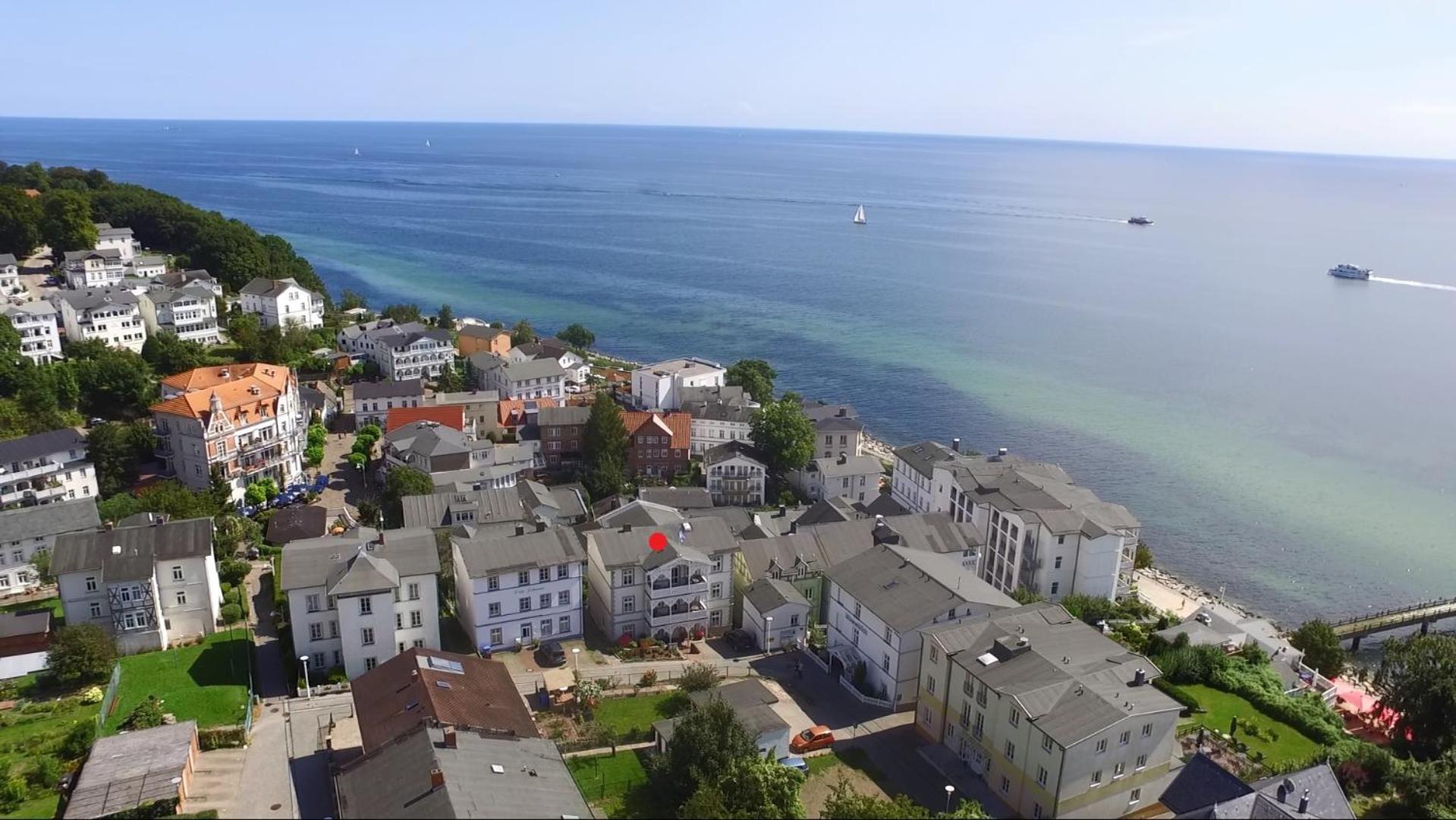 Villa Fernsicht - Wohnung Nr 1 - Mit Meerblick ساسنيتز المظهر الخارجي الصورة