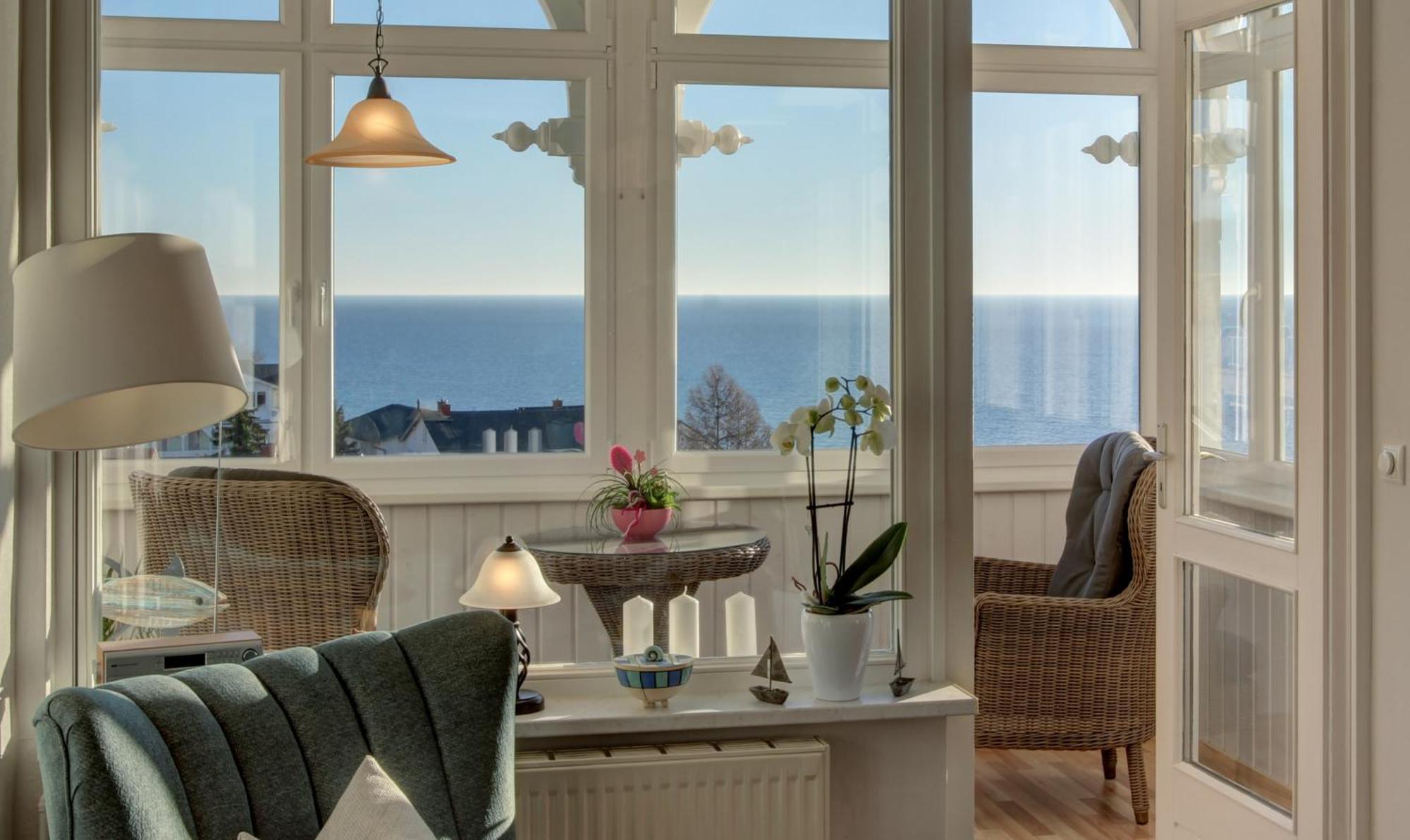 Villa Fernsicht - Wohnung Nr 1 - Mit Meerblick ساسنيتز المظهر الخارجي الصورة